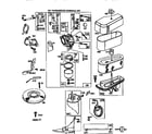 Briggs & Stratton 289707-0686-A1 carburetor and air cleaner assembly diagram
