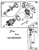 Motor and drive starter