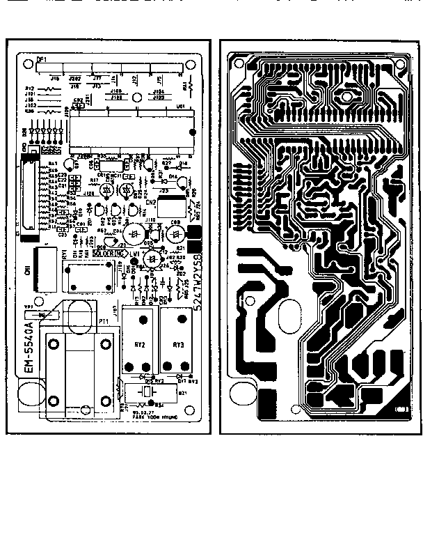 POWER AND CONTROL CIRCUIT BOARD