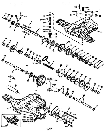 Transaxle model 930-054a
