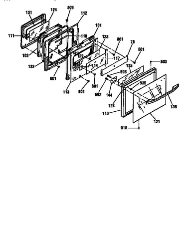 Door section