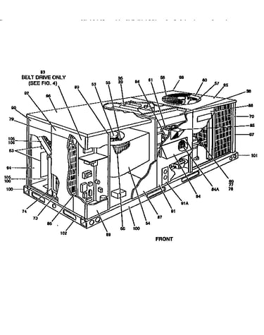 Front view single package