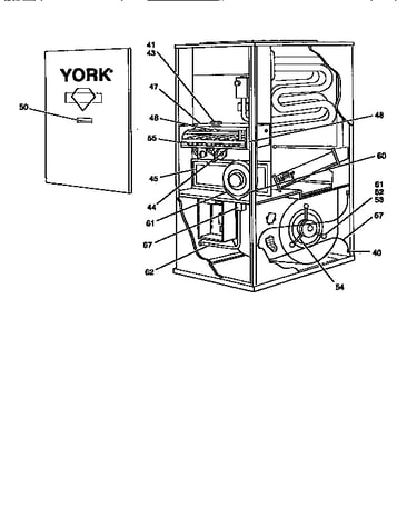 Upflow natural gas furnaces (90+)
