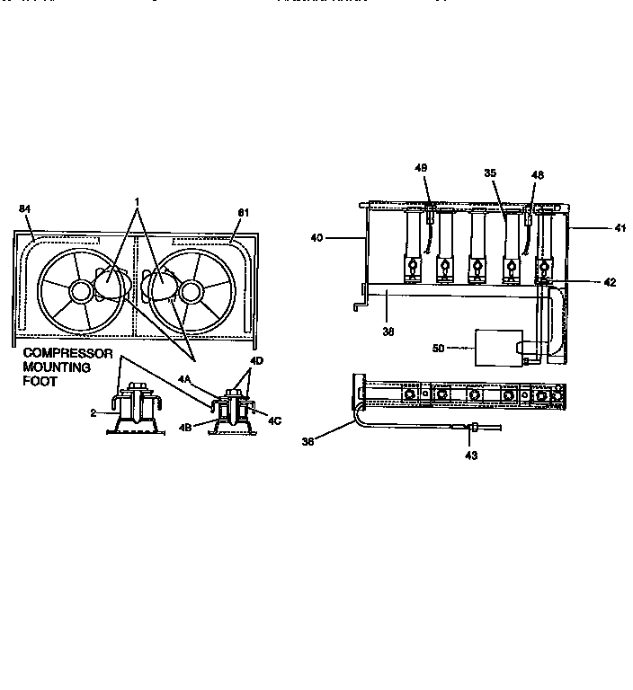 Compressor/burner assembly