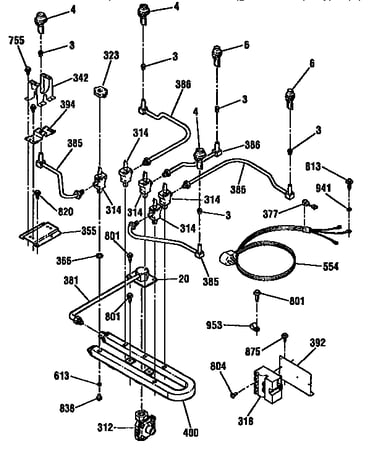 Burner section