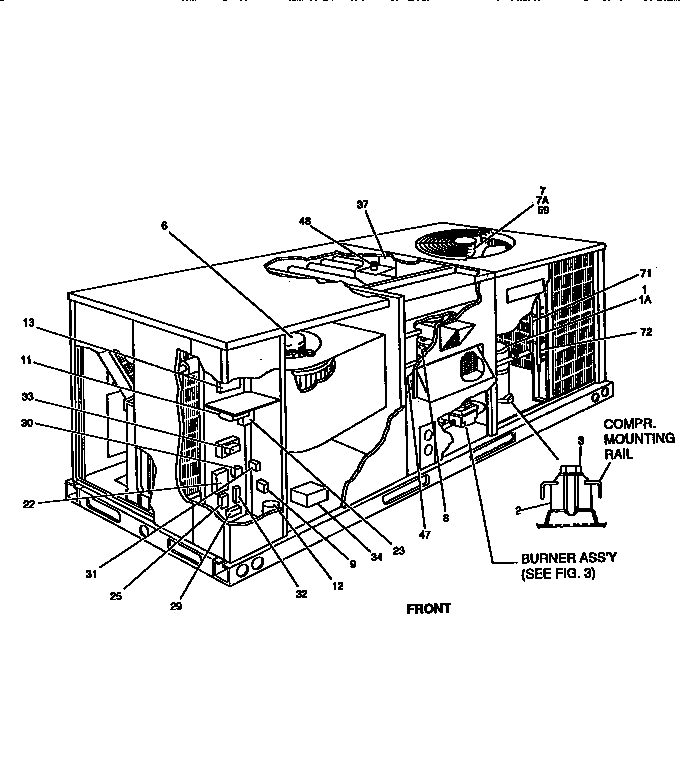 Single package gas/electric units