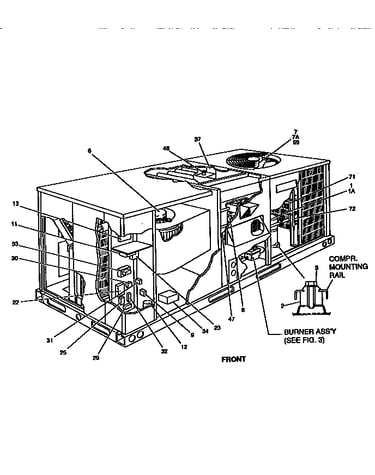 Single package gas/electric units
