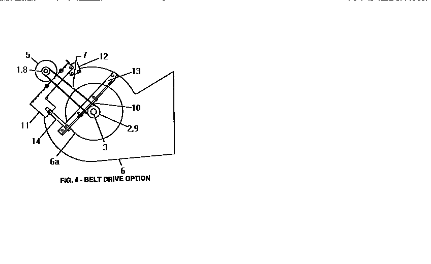 Belt drive option