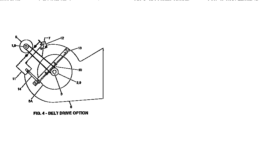 Belt drive option