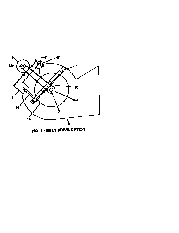 Belt drive option