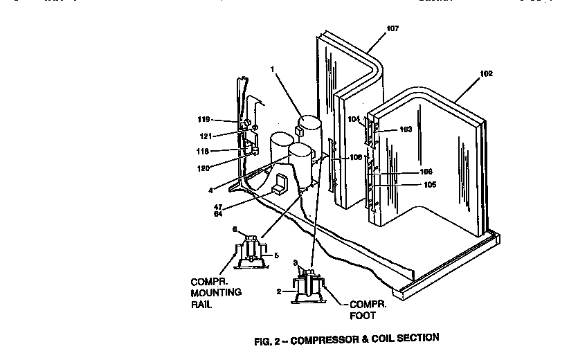 Compressor and coil