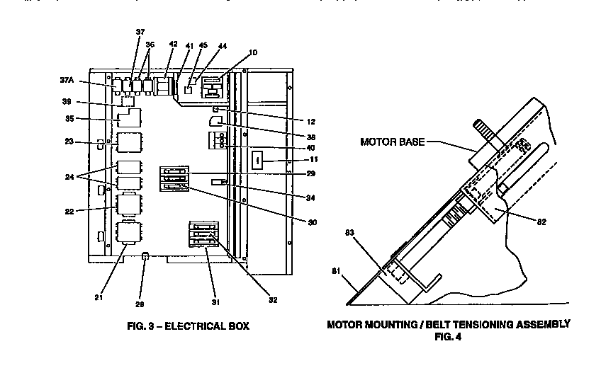 Electrical and motor mounting