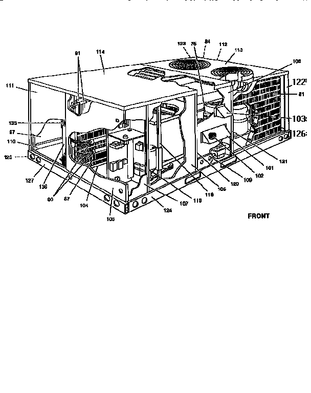 Single package gas/electric unit