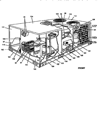 Single package gas/electric unit