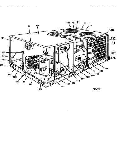 Single package gas/electric unit