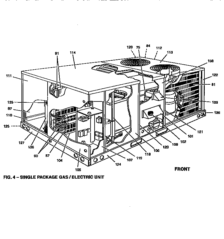 Single package unit