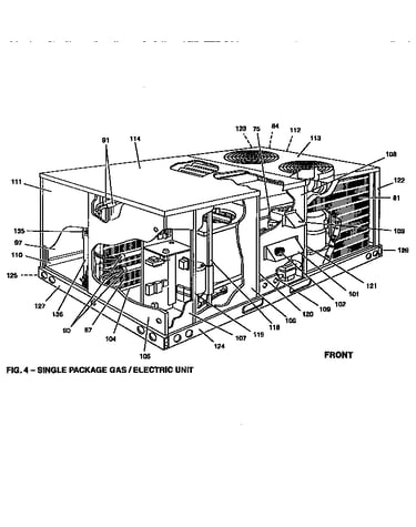 Single package unit