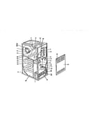 Counterflow natural gas furnace