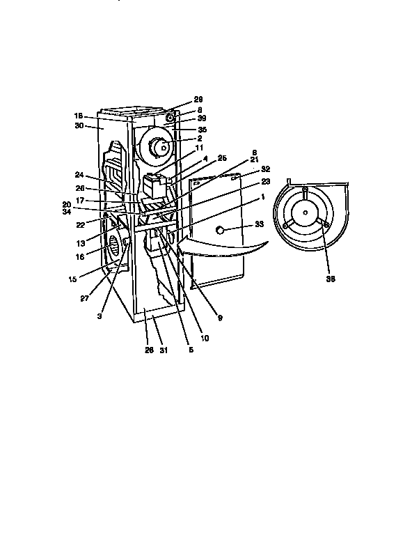 Multi-position natural gas furnaces