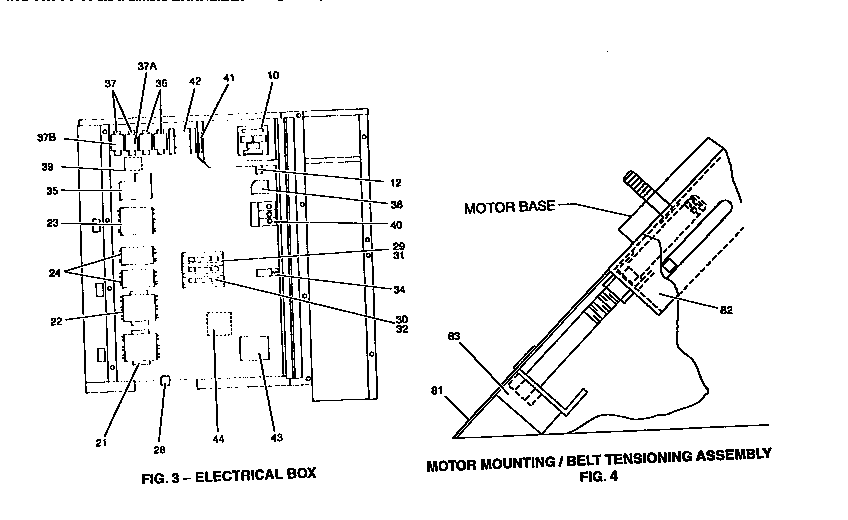 Electrical and motor mounting