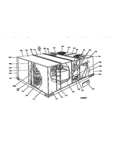 Single package gas/electric unit