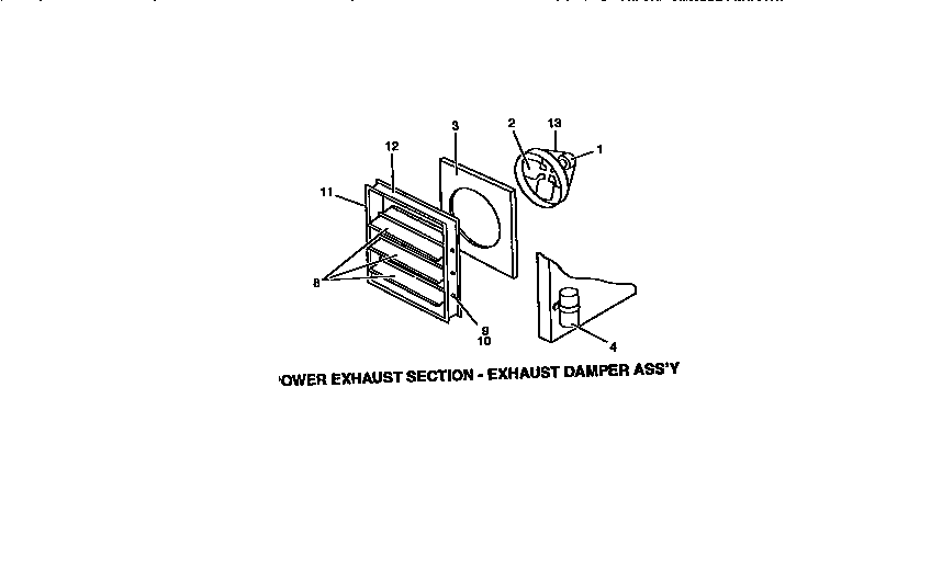 Power exhaust section