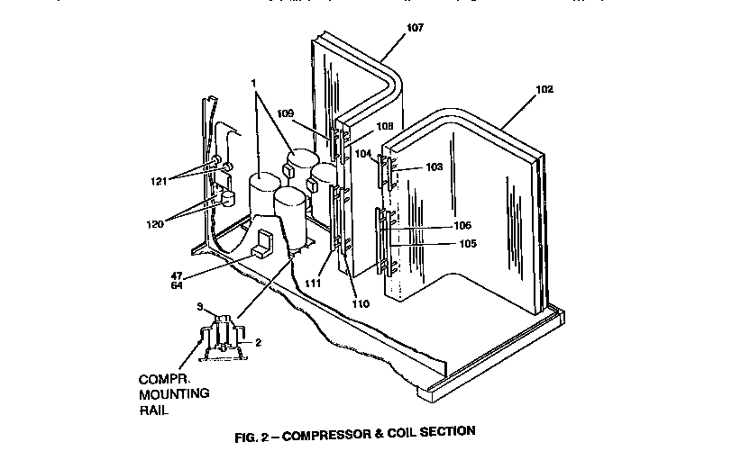 Compressor and coil