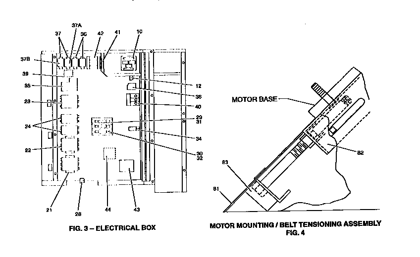 Electrical and motor mounting