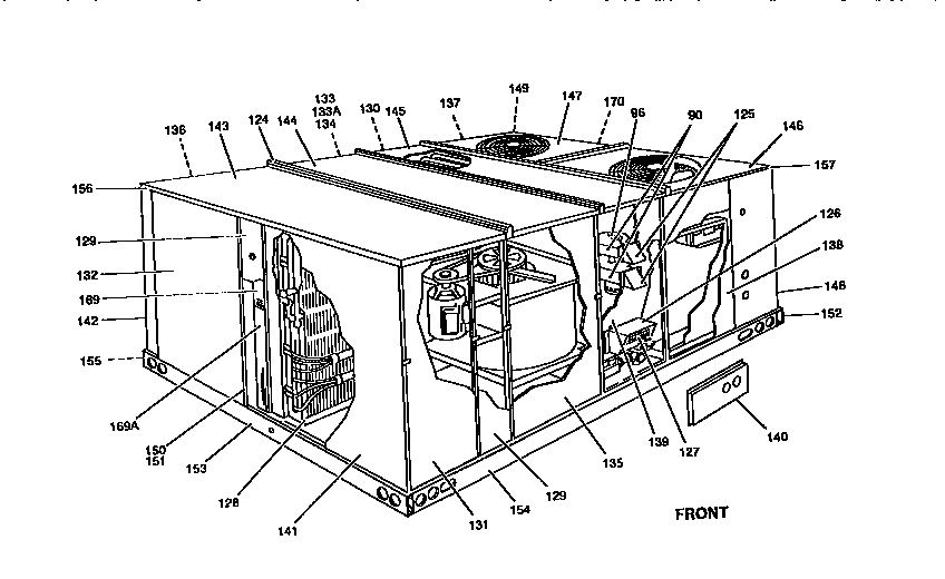 Single package gas/electric unit