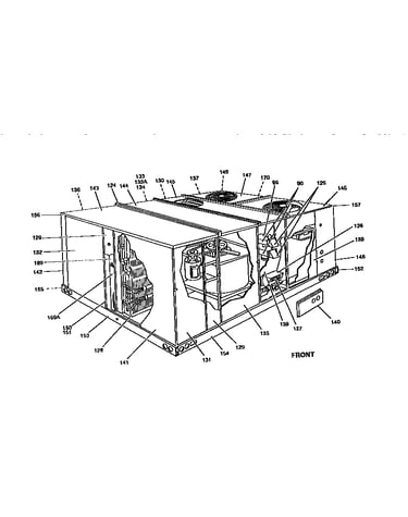 Single package gas/electric unit