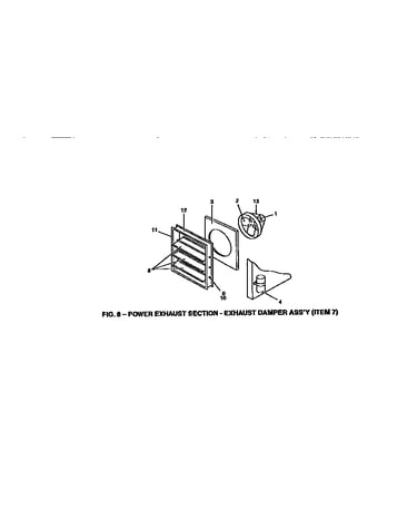 Power exhaust section