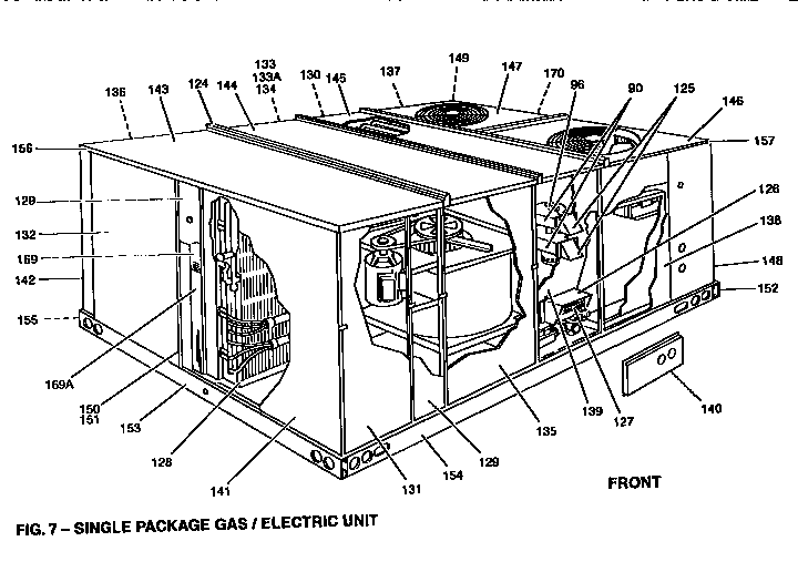 Single package gas/electric