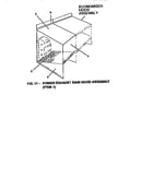 Power exhaust rain hood assembly