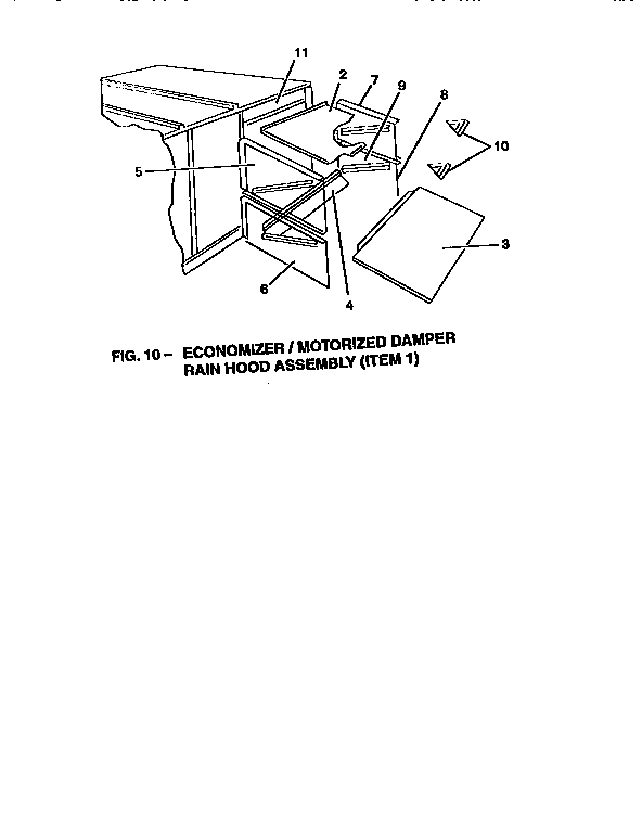 Rain hood assembly