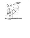 Power exhaust rain hood assembly