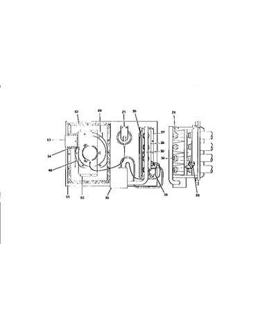 Gas heat section