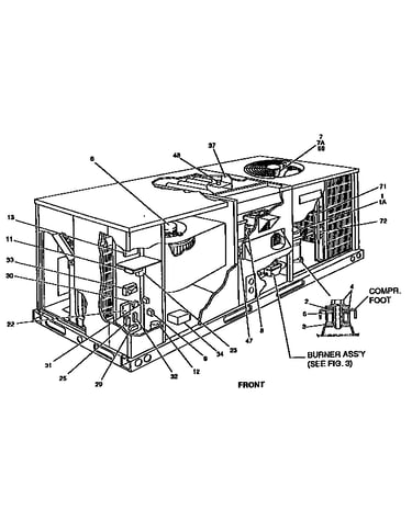 Single package gas/electric units