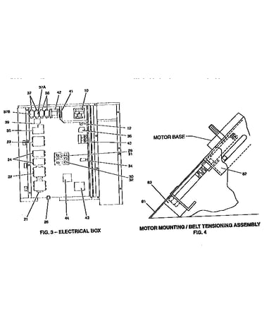 Electrical and motor mounting