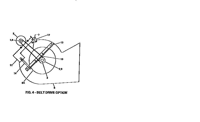 Belt drive option