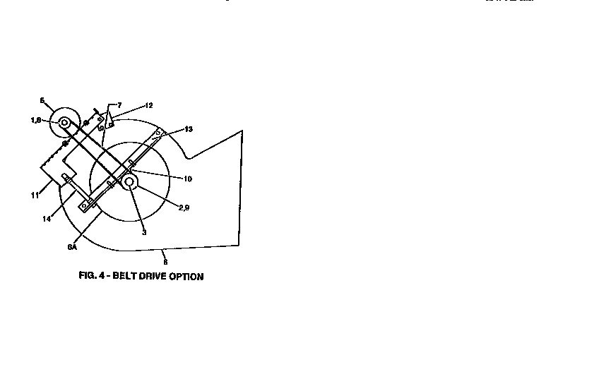 Belt drive option
