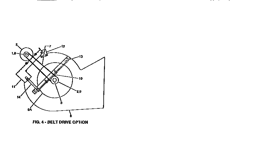 Belt drive option