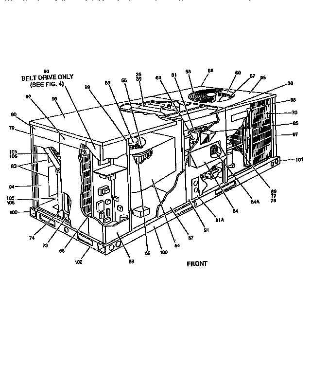 Single package gas/electric units