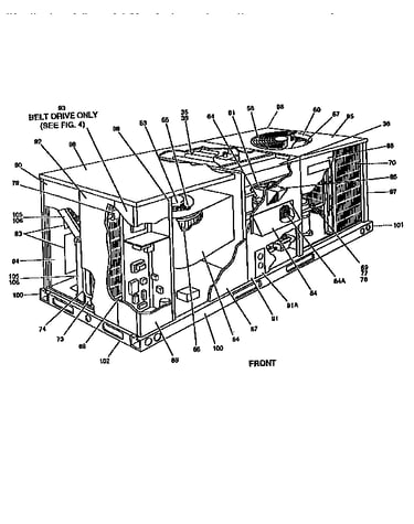 Single package gas/electric units
