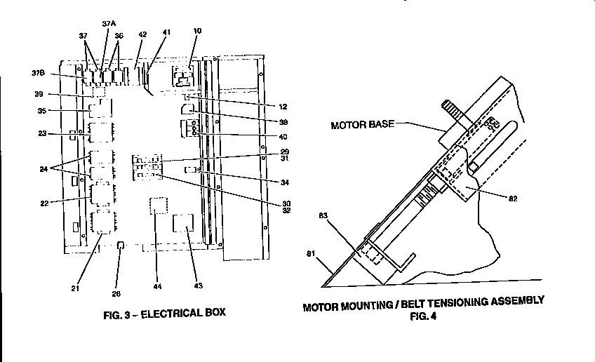 Electrical and motor mounting