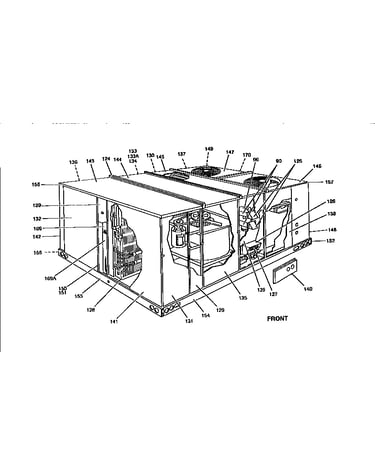 Single package gas/electric unit