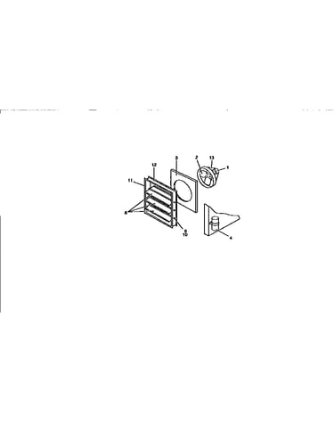 Power exhaust-exhaust damper asm