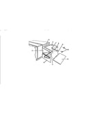 Economizer/motorized damper rain hood asm