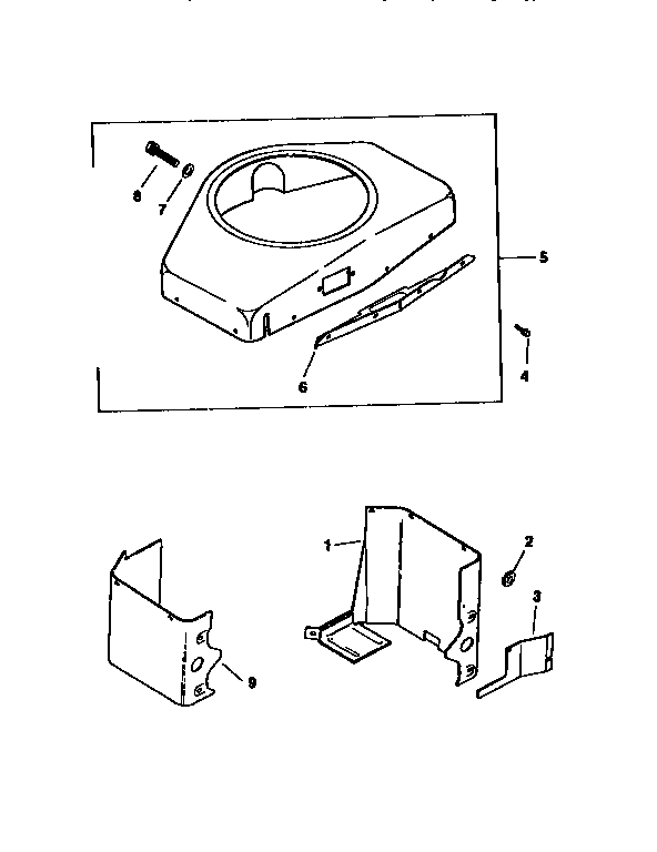 Baffles and shroud
