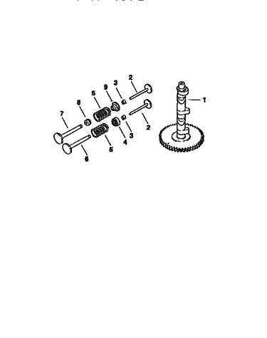 Crankshaft and valves