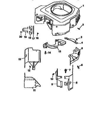 Blower housing and baffles